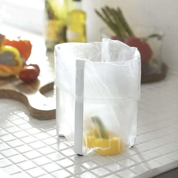 山崎實業｜桌面垃圾袋架、杯架 