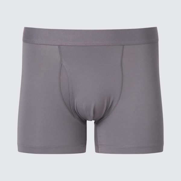 Uniqlo AIRism男生涼感平口內褲｜素色前開叉（現貨） 