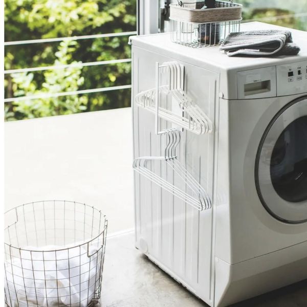 山崎實業｜磁吸衣架收納架｜雙層、三層 