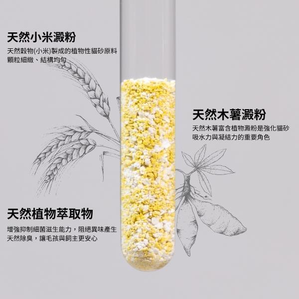 MiLi 經典豆腐貓砂＋MiL新配方米薯砂 (組合)（2.5kg/包） 