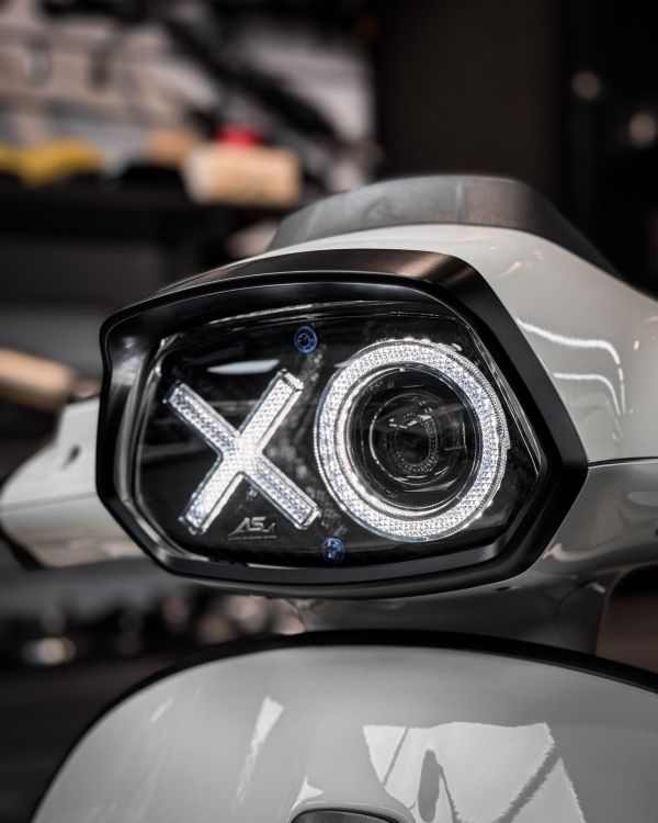 AS視覺鯊 XO魚眼大燈 V2 Vespa 偉士牌 衝刺 專用／3v／iget 