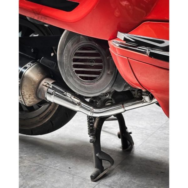 AKRAPOVIC 蠍子管 白鐵加大前段 增加排氣 速度提升 偉士牌 