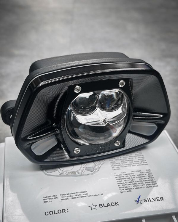 TONY SCOOTER LUMO.X  LED 魚眼大燈 衝刺 偉士牌 