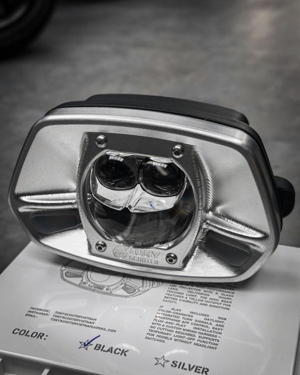 TONY SCOOTER LUMO.X  LED 魚眼大燈 衝刺 偉士牌 