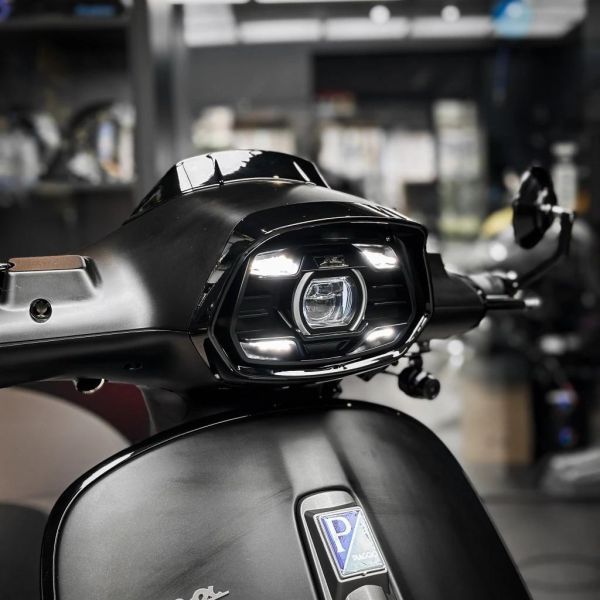 AS T1 魚眼 大燈 LED 衝刺專用 VESPA 偉士牌 