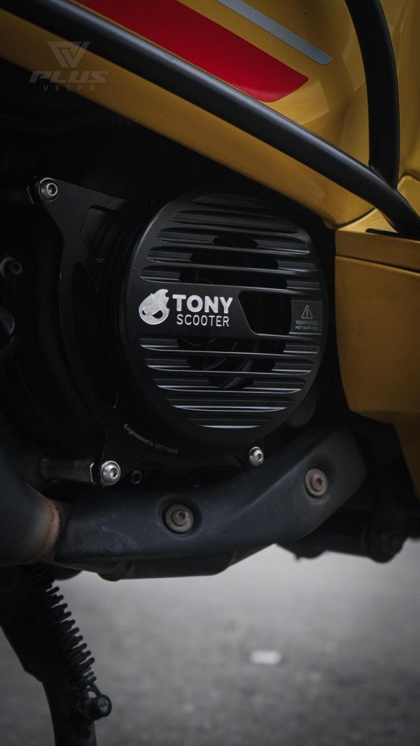 TONY CNC 機油散熱飾蓋 引擎散熱 衝刺 春天 LX 偉士牌 