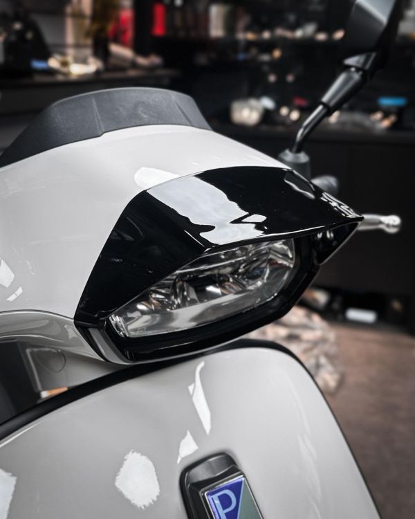 Genoa 碳纖維 加長大燈框 卡夢 鍛造 消光黑 亮面黑 FL車款專用 vespa 衝刺 偉士牌 