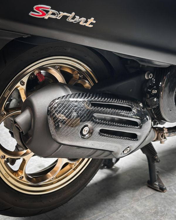碳纖維 防燙蓋 卡夢 鍛造 vespa 衝刺 春天 LX 偉士牌 
