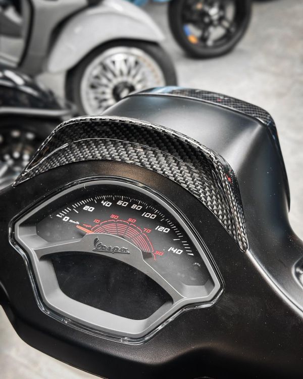 碳纖維 儀表眉 卡夢 鍛造 新舊款  vespa 衝刺 偉士牌 