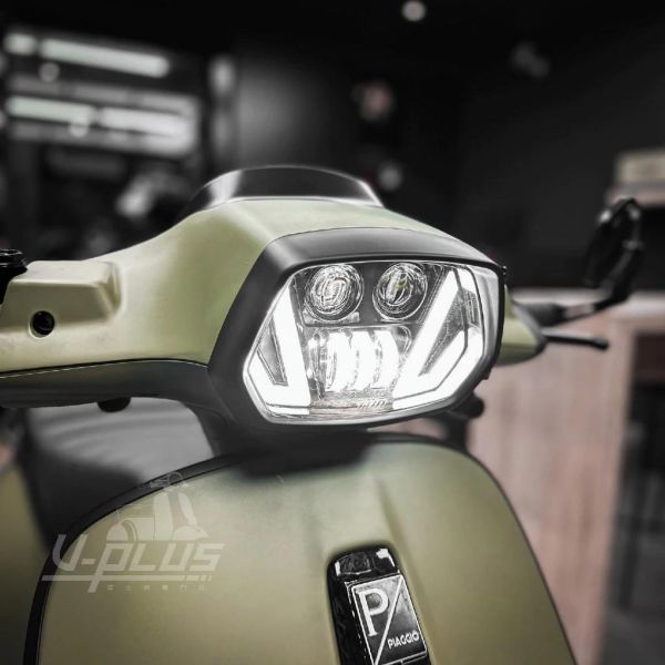 ROBOT 機器人 LED 魚眼 大燈 Vespa 偉士牌 衝刺3v／iget 
