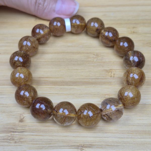 12mm高品鈦晶手珠 鈦晶,水晶,Mi晶亮,手珠,