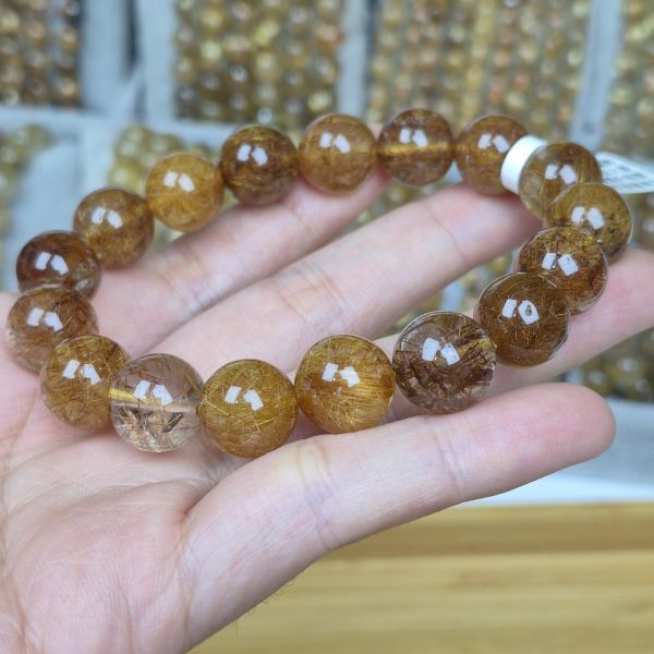 12mm高品鈦晶手珠 鈦晶,水晶,Mi晶亮,手珠,