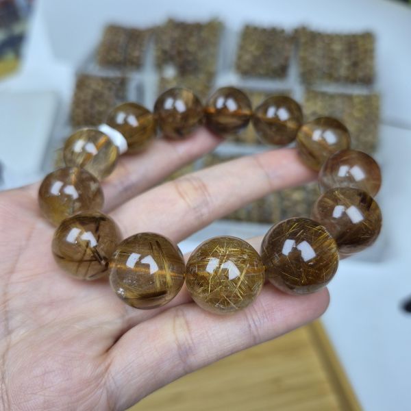 17+mm高品鈦晶手珠 鈦晶,水晶,Mi晶亮,手珠,飾品