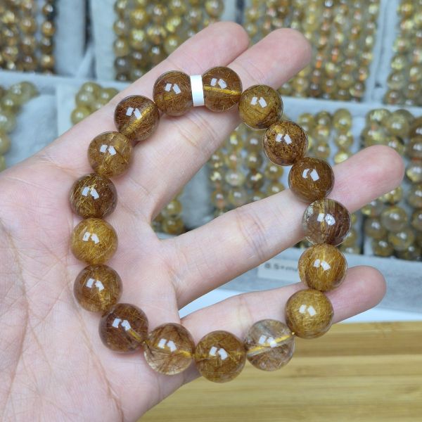 12mm高品鈦晶手珠 鈦晶,水晶,Mi晶亮,手珠,