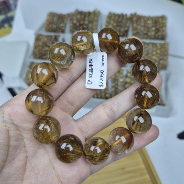 17+mm高品鈦晶手珠 鈦晶,水晶,Mi晶亮,手珠,飾品