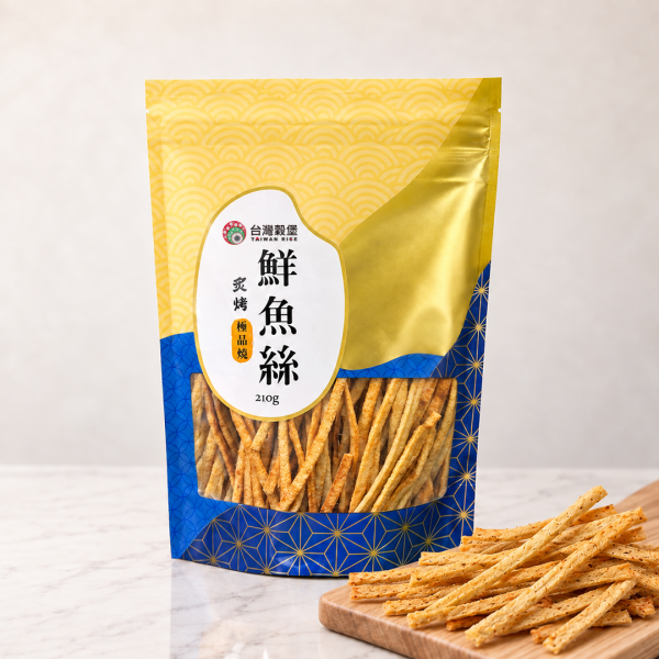 炙烤極品燒鮮魚絲 210g 炙烤鮮魚絲,烤魚絲,高蛋白零食,魚絲零食,海味零食,休閒零嘴,台灣零食,炙燒魚絲,魷魚絲替代,追劇零食,團購美食,伴手禮推薦