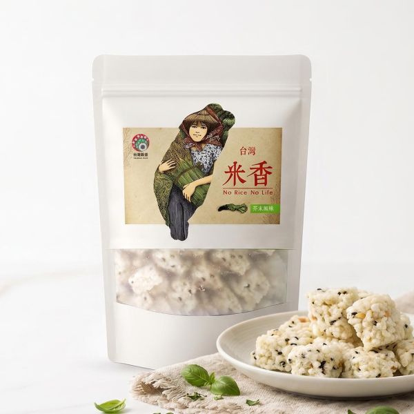 台灣米香-芥末口味 220g (純素) 米香,米零食,米點心,米零嘴,古早味,傳統點心,傳統零食,傳統點心,古早味點心,古早味零食,古早味零嘴,下午茶點心,下午茶,宵夜,伴手禮,台灣名產,台灣特產,芥末,台灣穀堡