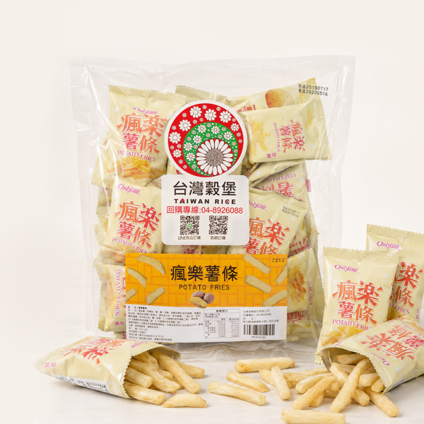 瘋樂薯條 200g 瘋樂薯條,馬鈴薯薯條,厚切薯條,洋芋零食,薯條零食,100%馬鈴薯,減鹽零食,追劇零食,下午茶點心,人氣零食,團購美食,台灣穀堡