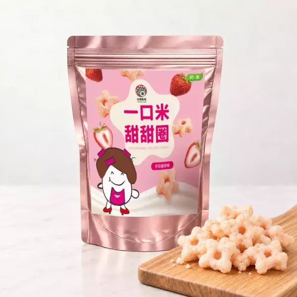 一口米甜甜圈-草莓優格味 160g (奶素) 米甜甜圈,一口甜甜圈,可可甜甜圈,牛奶甜甜圈,米點心,台灣米點心,下午茶點心推薦,小顆甜甜圈點心,團購甜點推薦,辦公室零食推薦,送禮甜點推薦,追劇零食必備,米製健康零食,台灣穀堡,米甜點,台灣製米點心,伴手禮,台灣美食