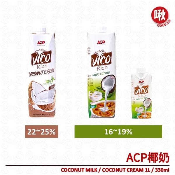 ACP椰奶 1L / 330ml 