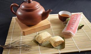 竹葉貢糖（蒜味） 