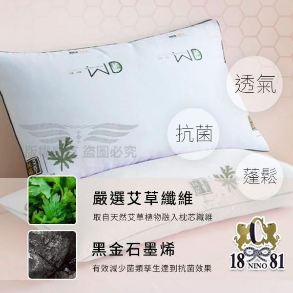 1881石墨烯艾草枕 石墨烯艾草枕, 石墨烯枕, 艾草枕