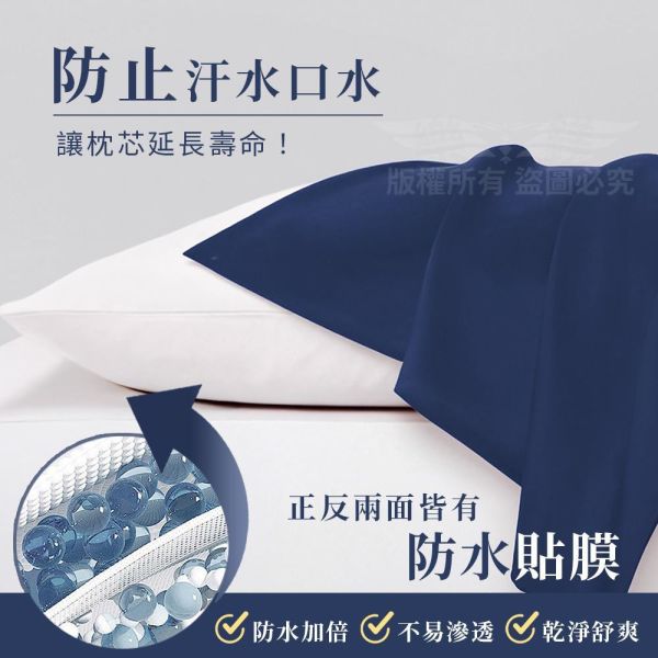 德國魯道夫抗菌玩色防水枕頭套 