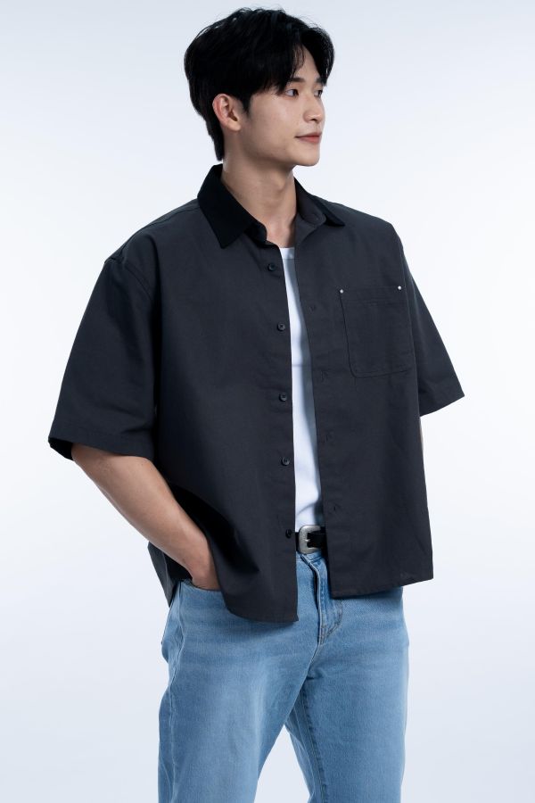 復古學院 Boxy 襯衫 