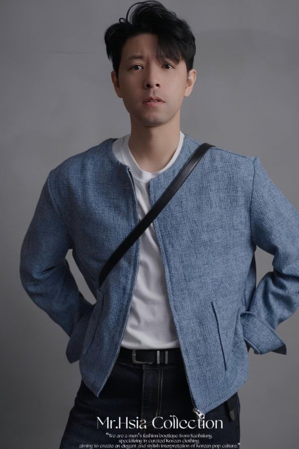 經典圓領拉鍊小香罩衫 