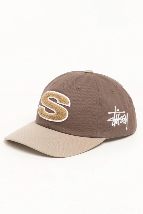 Stussy CHENILLE S LOW PRO CAP(BROWN) 