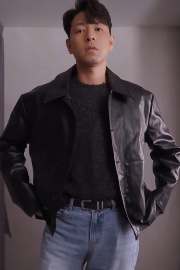韓系超直感軟皮衣 