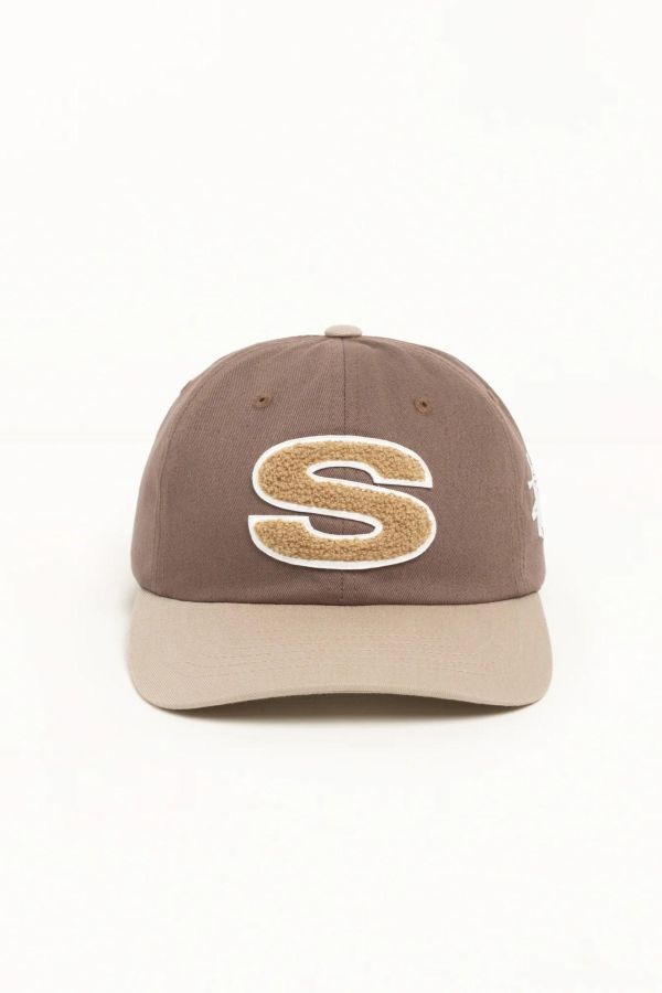 Stussy CHENILLE S LOW PRO CAP(BROWN) 