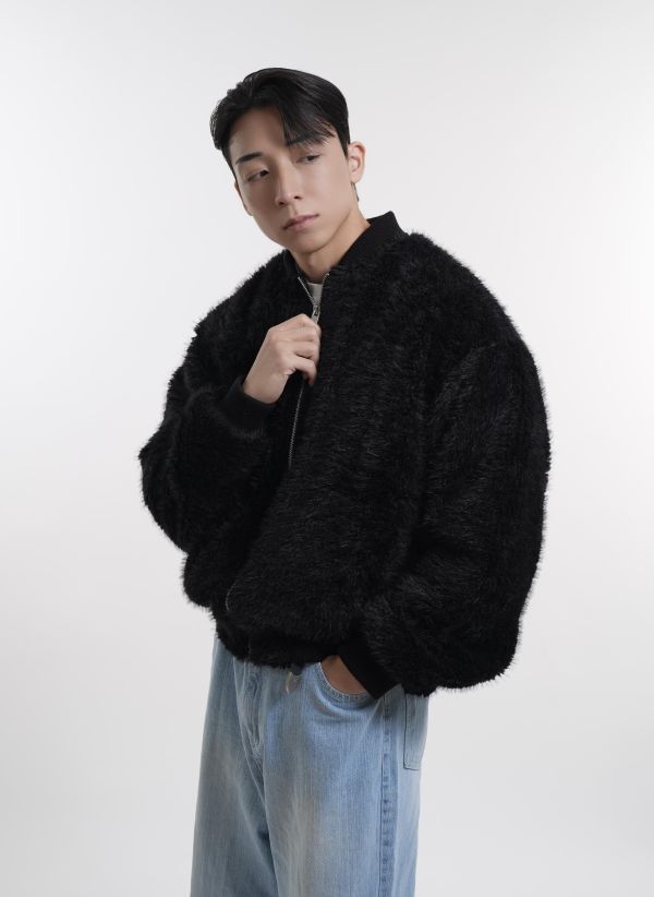 高級毛絨初春夾克 