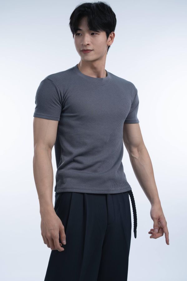 Muscle Fit 羅紋短T 