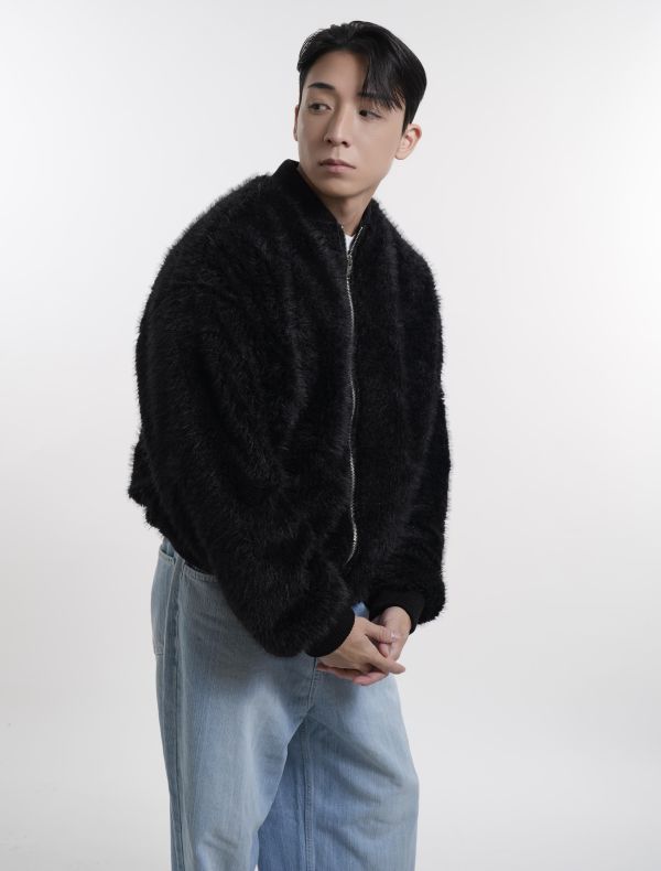 高級毛絨初春夾克 