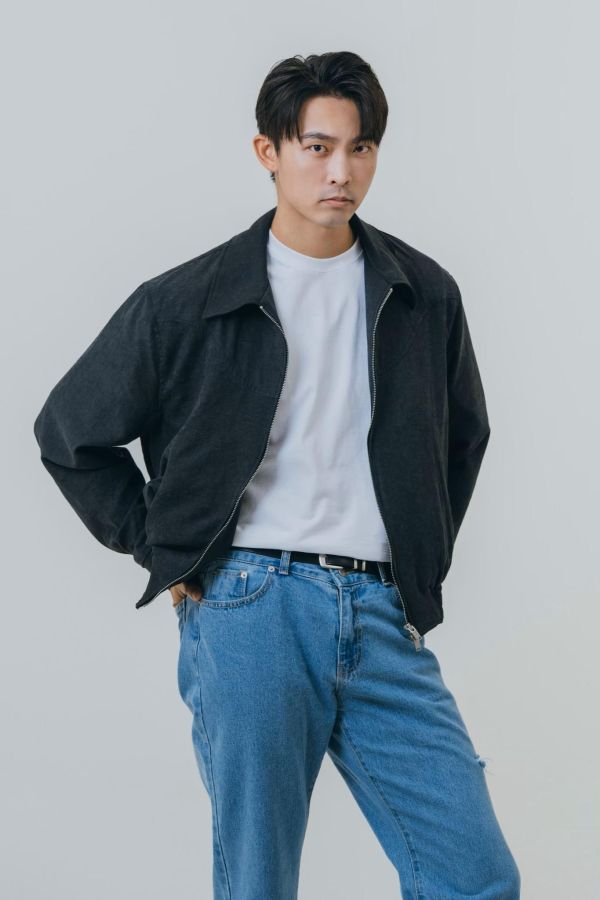 麂絨啞光休閒夾克 