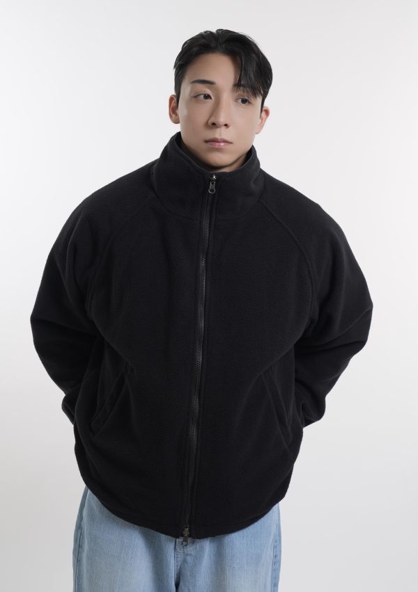 雙面隱藏式門襟防風外套 