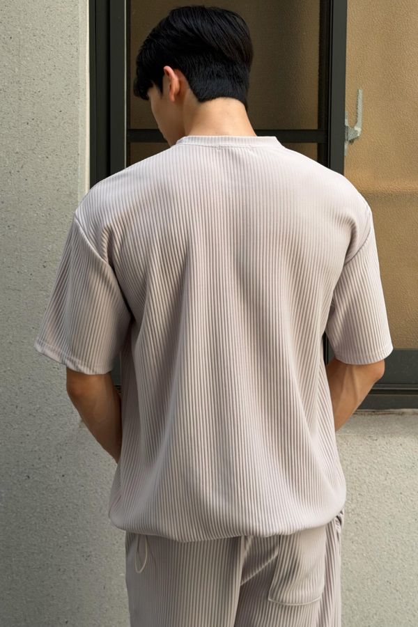 MHO01 夏日清涼羅紋套裝 