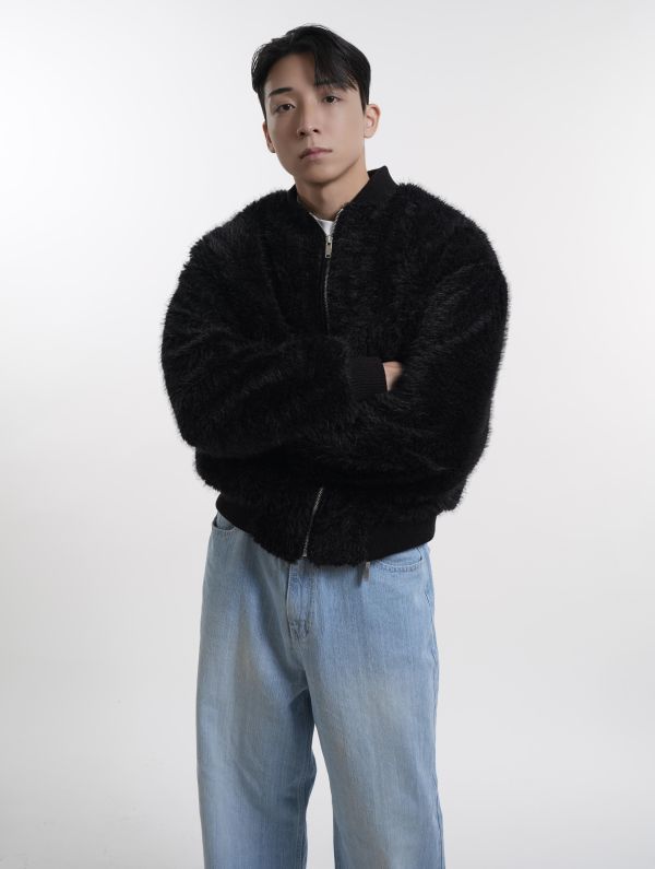 高級毛絨初春夾克 