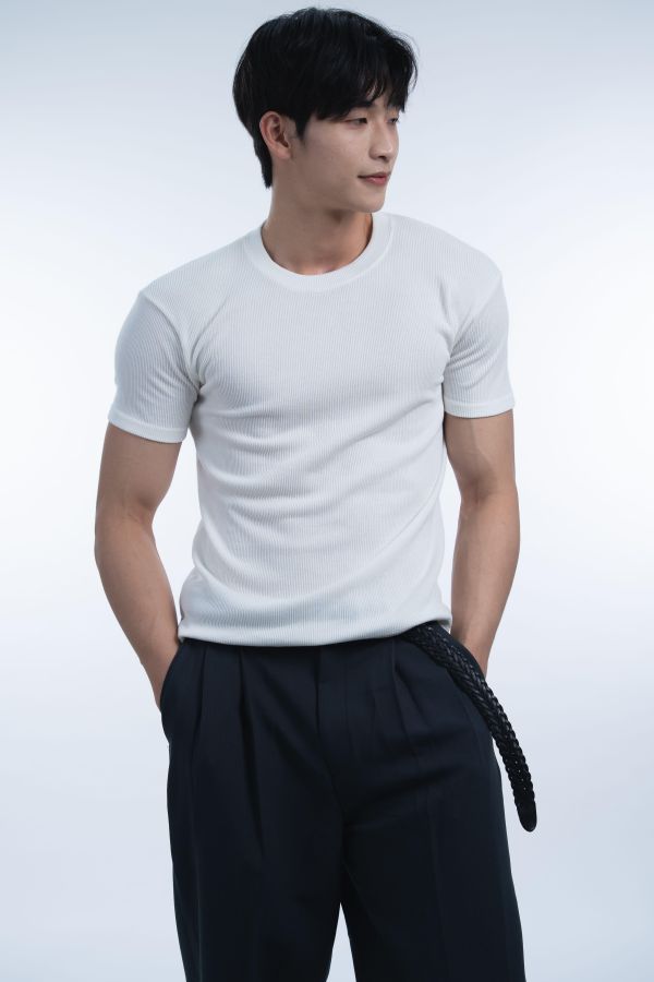 Muscle Fit 羅紋短T 
