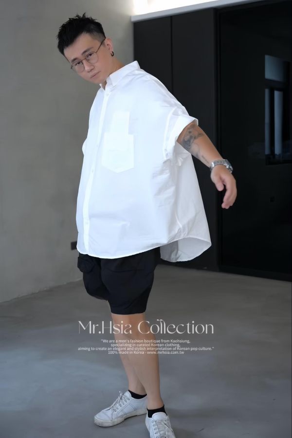 OVER SIZE挺版靚仔襯衫 