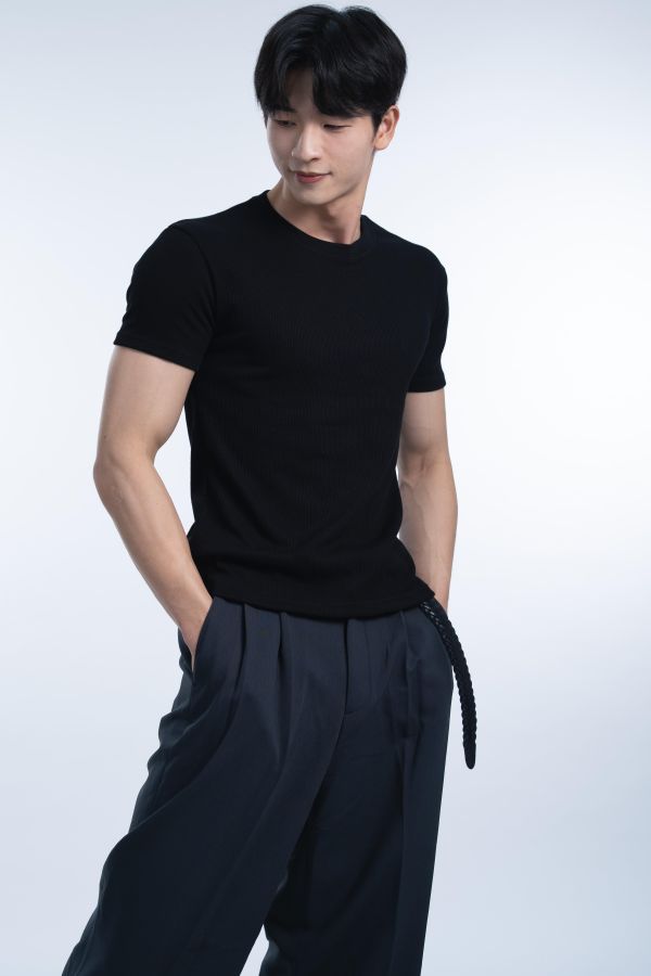 Muscle Fit 羅紋短T 