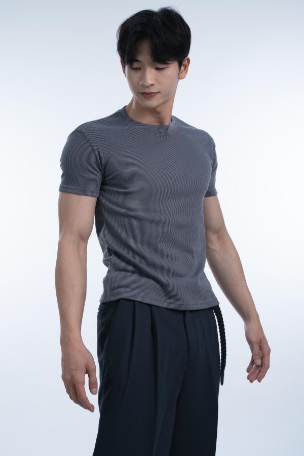 Muscle Fit 羅紋短T 