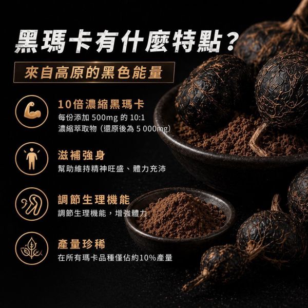 必挺10倍黑瑪卡綜合膠囊2盒 