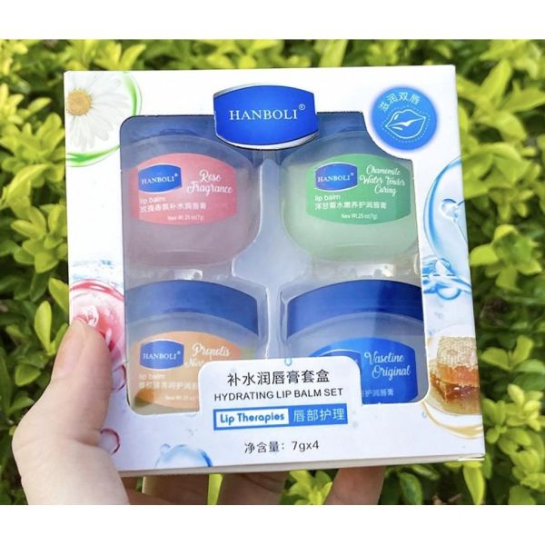 凡士林保濕補水潤唇膏四入裝 