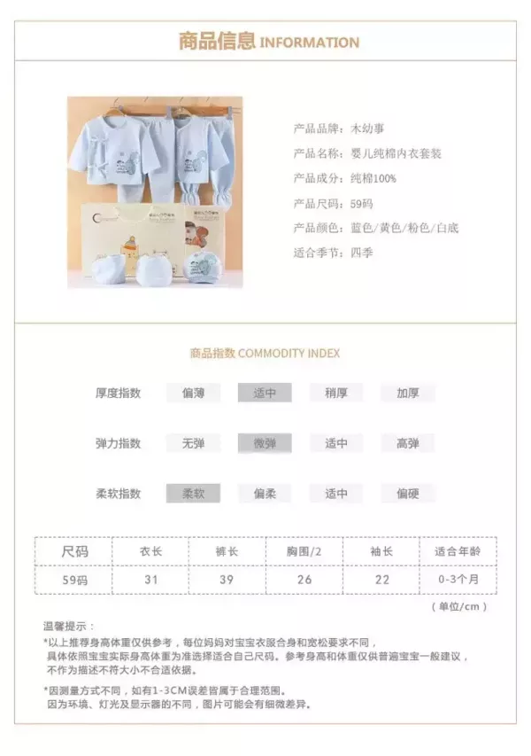 寶寶彌月禮盒～藍 
