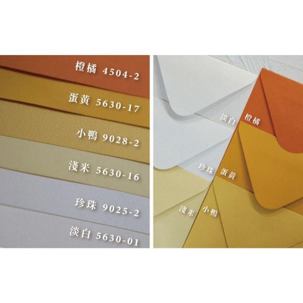 橘橙系｜素面珠光信封／工廠直營 長方型信封 方型信封 多種尺寸 喜帖信封 燙金信封 信封袋 卡片袋 質感信封 台灣製造 