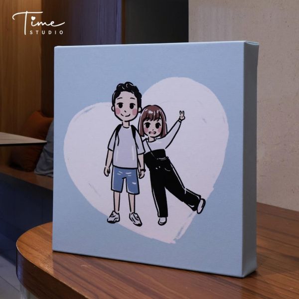 桌上無框畫｜客製油畫板輸出｜放大照｜情人節送禮｜紀念日｜紀念禮物｜照片牆｜送禮｜送伴侶 