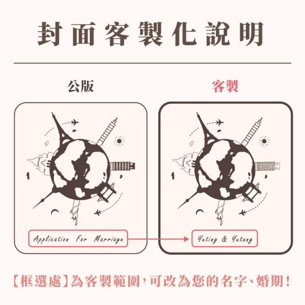 【加購】姓名燙印 5~7個工作天「請先買書約夾」｜客製姓名｜專屬訂製 