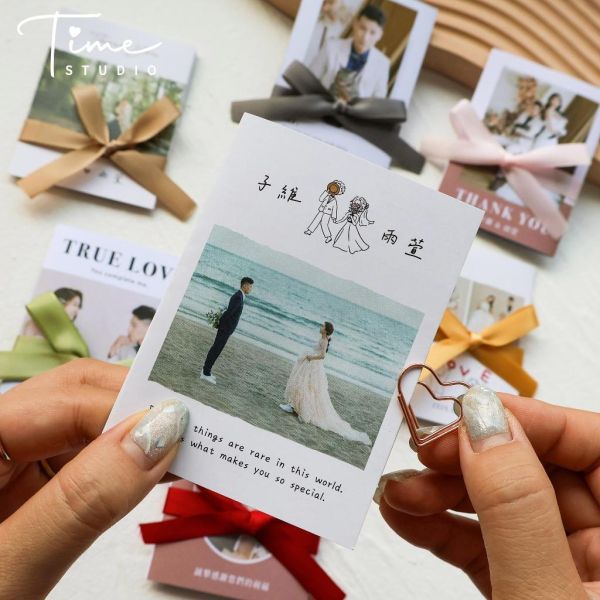 Time studio 四摺頁謝卡｜少量10份起｜值得紀念的謝卡｜美式雜誌風 小清新風｜摺頁謝卡 